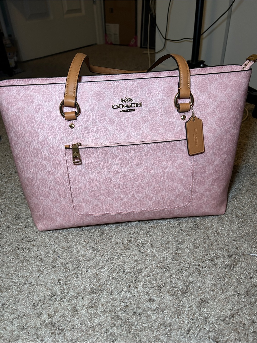 Coach Station Tote Bag in Signature Canvas
